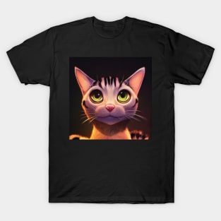 Cute Tabby Cat T-Shirt
